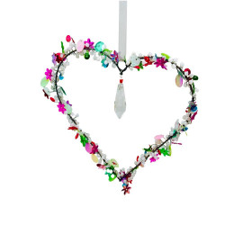 Dekoration FUNKEL Herz Starsequins