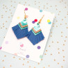 Boucles d´Oreilles Leder Triangle