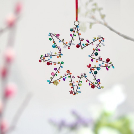 Décoration FUNKEL étoile 8 leg M