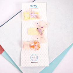 Haarclips Button Set3