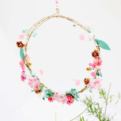 Dekoration Flowercircle Vintage