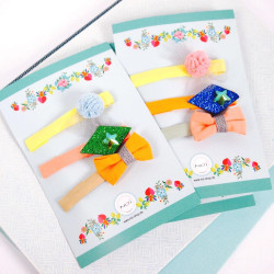 Haarclip Glitterband