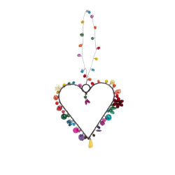 Dekoration Funkel Heart 7 rainbow