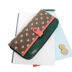 Portemonnaie FUJI  Zip Basic Smartwallet brown