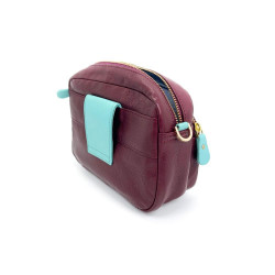 Tasche/Gürteltasche Doubledot plum