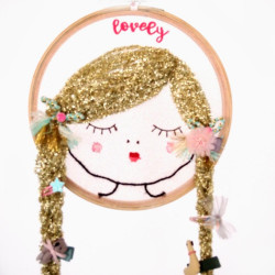 Wanddekoration Display Gold