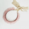 Bandeau serre-tête Angel Frill rose