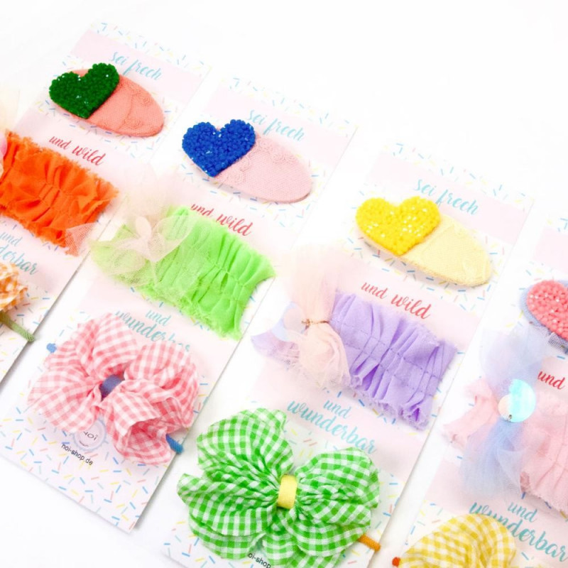 Hairclip+Hair elastic Wild & Free set/3