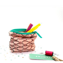 Täschchen Mini Zip Velvet Prints