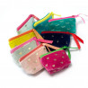 Pouch Mini Zip Velvet Sparkle