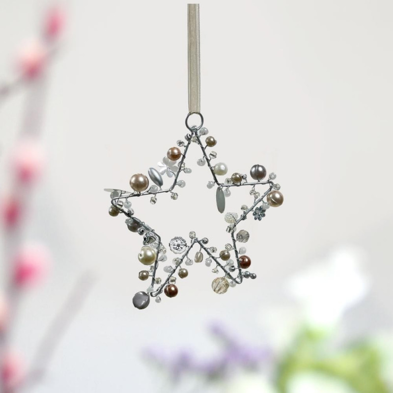 Décoration argent Funkel petite étoile