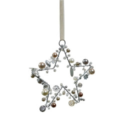 Decoration FUNKEL Small Star Silver