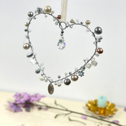 Décoration Coeur Argent Funkel 10