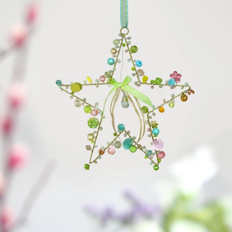 Decoration FUNKEL Stern 17 Pastel