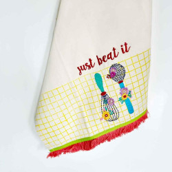 Geschirrtuch Just beat it