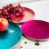 Dekoteller/ Tablett Metallic Shine pink
