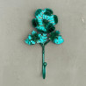 Wandhaken Metallic Sparkle turquoise sale