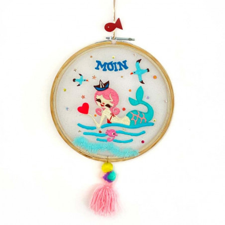 Wanddekoration Frame Mermaid