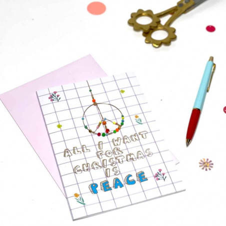 Karte+ Umschlag Xmas Peace
