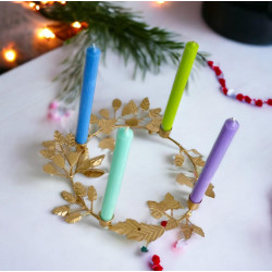 Bougeoir, Couronne Flora gold 4