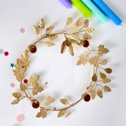 Bougeoir, Couronne Flora gold 4