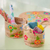 Korb Jute flowers- SALE