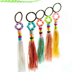 Keychain Bead chain Circle