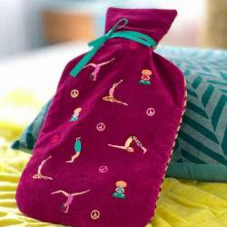 Hot Water Bottle yoga berry