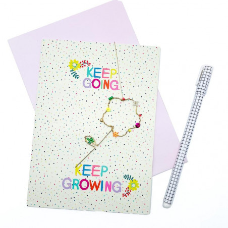 Karte+ Umschlag Keep Going