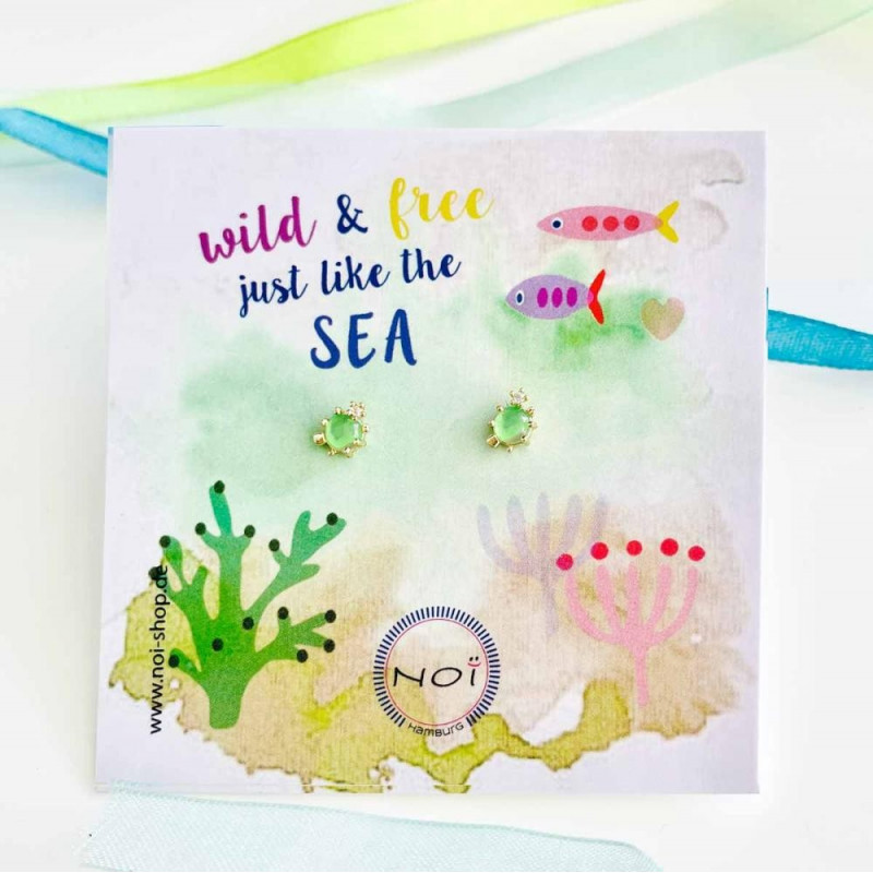 Ohrringe Ocean ltgreen