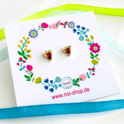 Boucles d´Oreilles Ocean lobster red