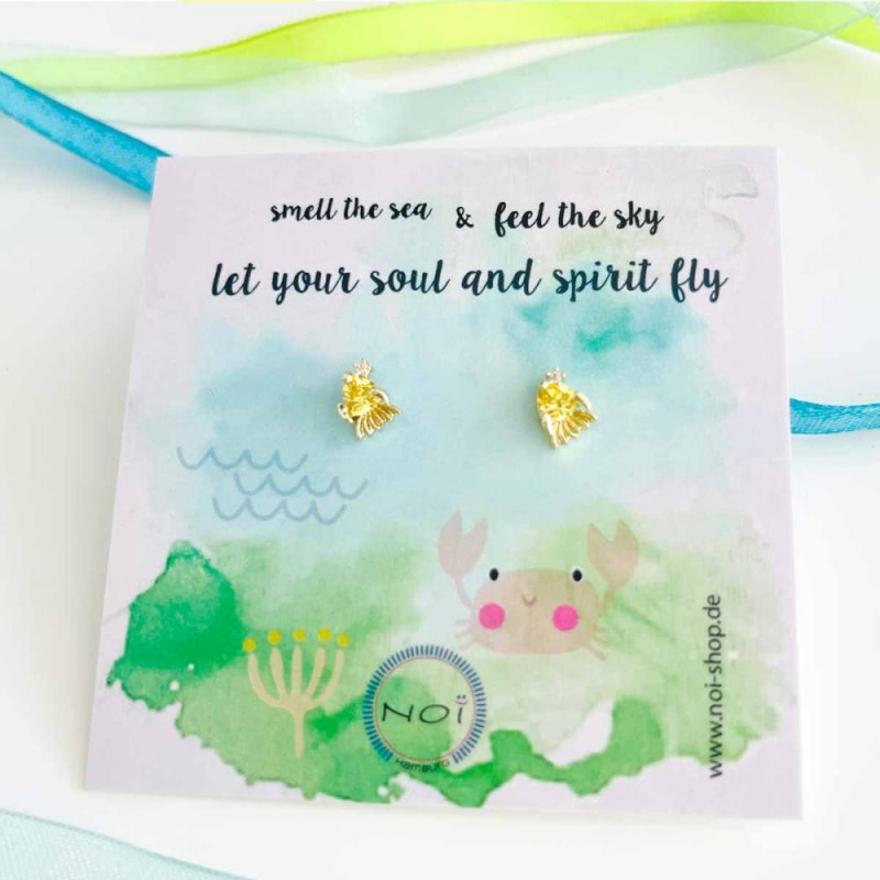 Boucles d´Oreilles Ocean Yellow