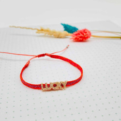 Bracelet Woven Tape Lucky