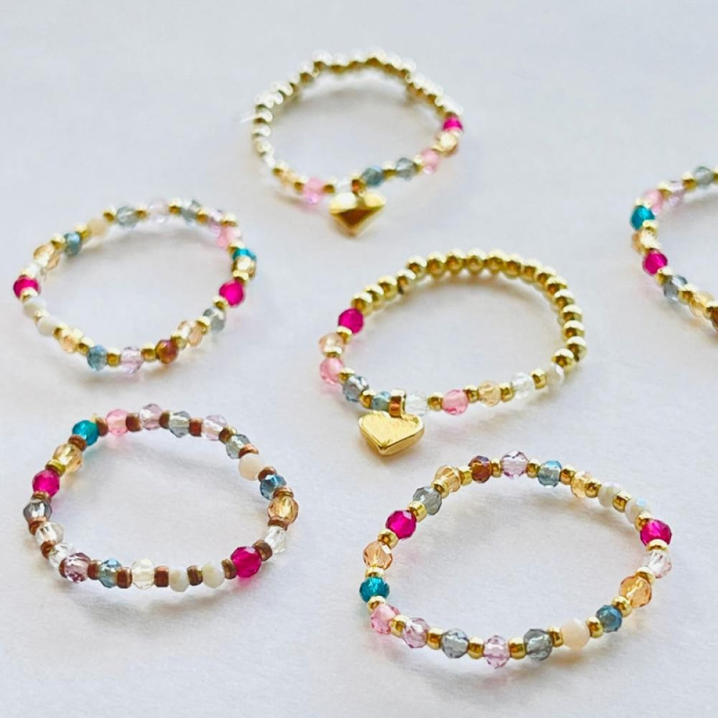 Ring Natural Stone elastic