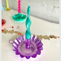 Bougeoir Sparkle Viola L