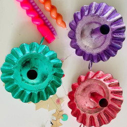 Kerzenhalter Sparkle Viola L