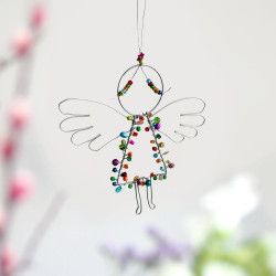 Decoration Funkel Engel multi Vintage