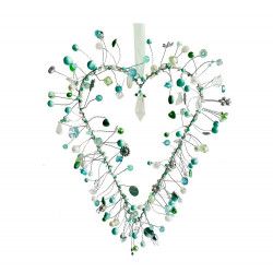 Dekoration FUNKEL Herz mint