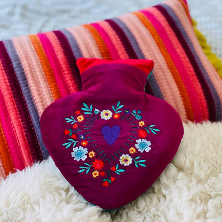 Hot-Water Bottle Heart Flowercircle
