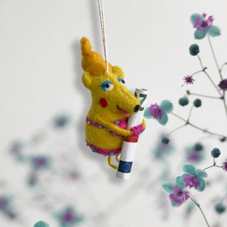 Decoration Lucky Charm Cash Mustard