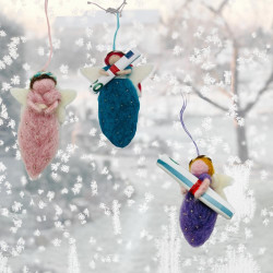 Dekoration Lucky Charm cash flying Angels