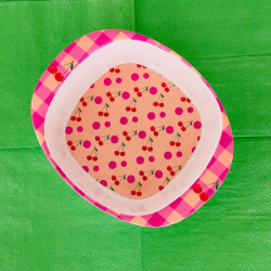 Baby plate melamin dots