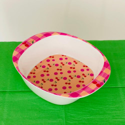 Baby plate melamin dots