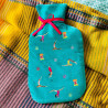 Hot Water Bottle Velvet yoga Smaragd