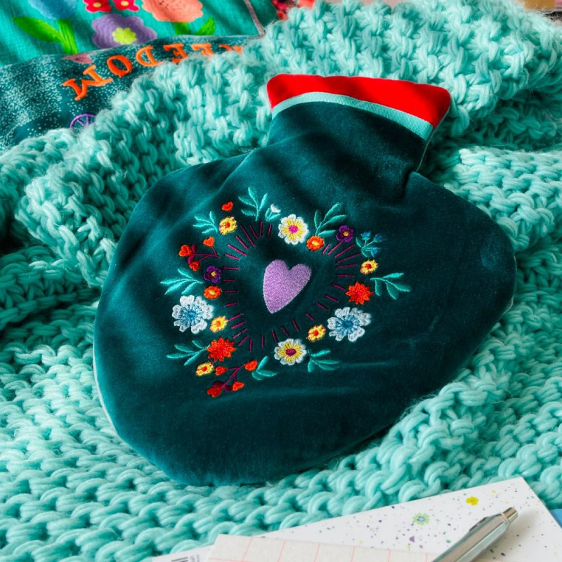 Bouillotte Heart Flowercircle dkocean