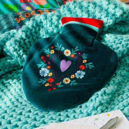 Bouillotte Heart Flowercircle dkocean