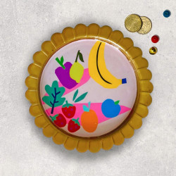 Mini Trinket Dish fruits Scallop