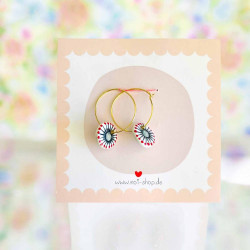 Earrrings Popart Ceramic Star