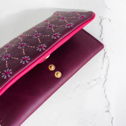 Wallet Leather Buffalo Leena altrosa