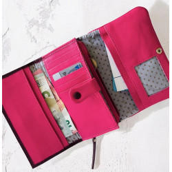 Wallet Leather Buffalo Leena altrosa